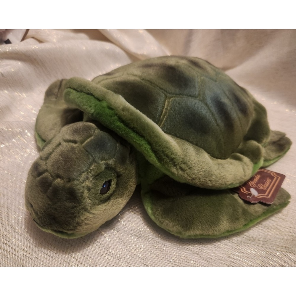 Russ Berrie Turtle Realistic Plush Stuffed Toy Reptile Yomiko Classics 11"